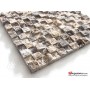 Patlatma Taş Dekoratif Doğal 3D Gümüş Traverten 23x23mm  - DT1419